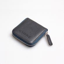 【送禮推薦 熱銷人氣商品】輕巧零錢包 真皮荔枝紋拉鍊 情侶禮物