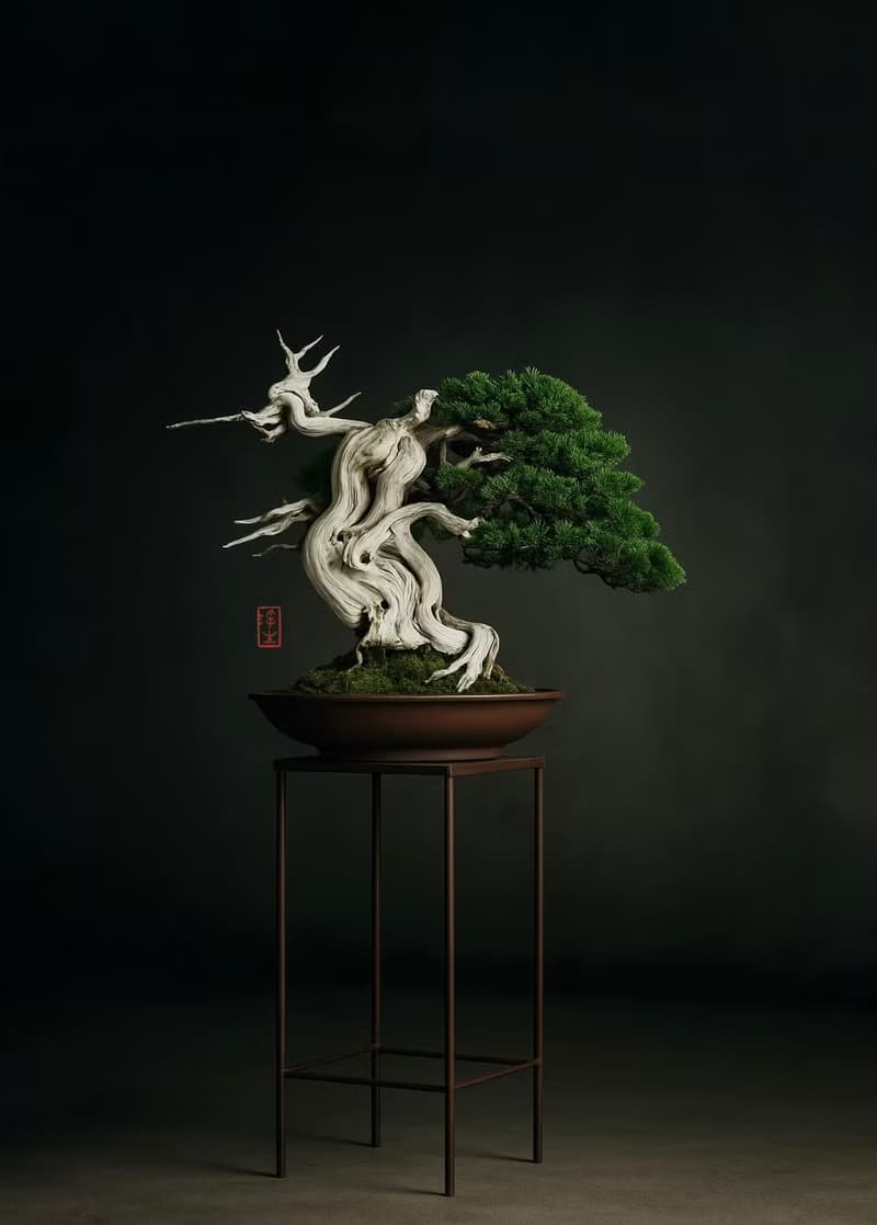 精品盆栽・日本進口山採宮阪系魚川真柏