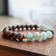 翠潤沉香 柬埔寨沉香 新疆天山翠 氣質手鍊 新中式手串 禮物首選