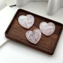 【愛情之石】粉晶拱心形 辦公室或家中可愛療癒 裝置擺飾物件托
