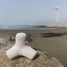 防小人消波塊紙鎮、擴香石