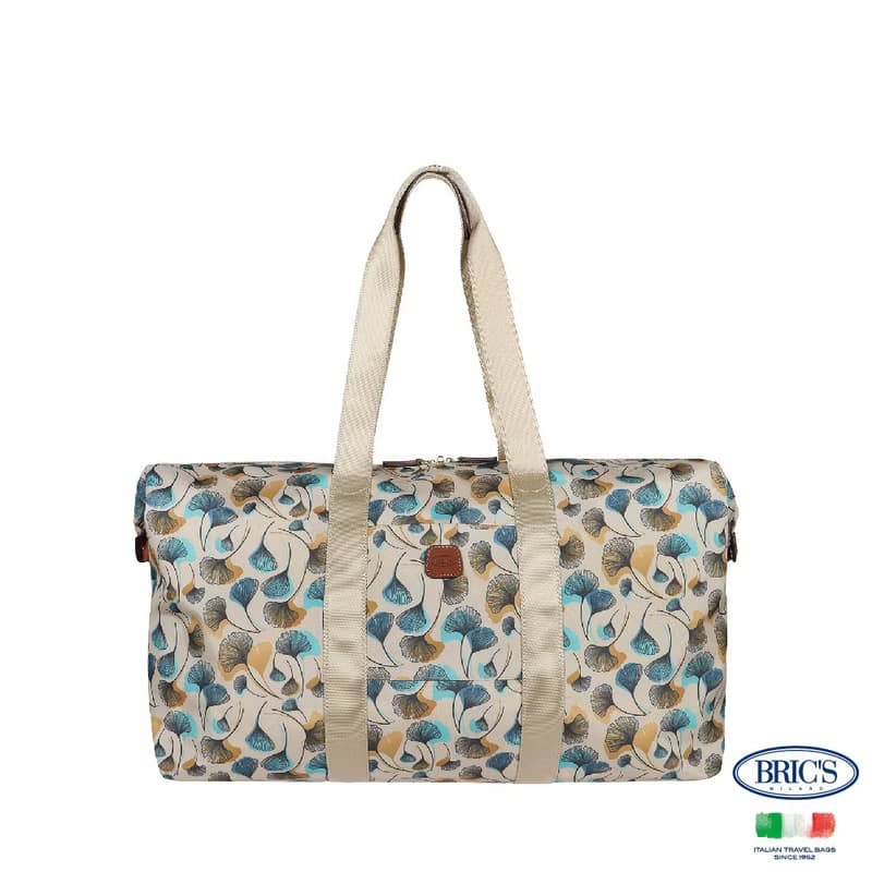 【BRIC' S】X-Bag 2合1摺疊旅行袋(中)- 花瓣