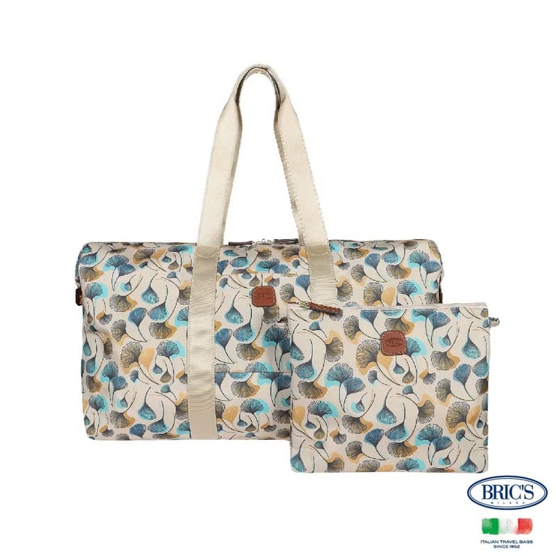 【BRIC' S】X-Bag 2合1摺疊旅行袋(中)- 花瓣