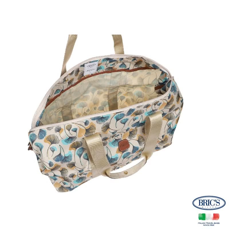 【BRIC' S】X-Bag 2合1摺疊旅行袋(中)- 花瓣