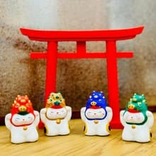 谷中堂 龍年限定 龍年招財貓