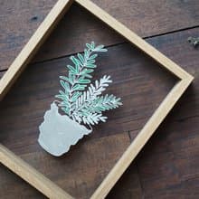 AHMLIFE 透明系 植物框 迷迭香 原作限量商品