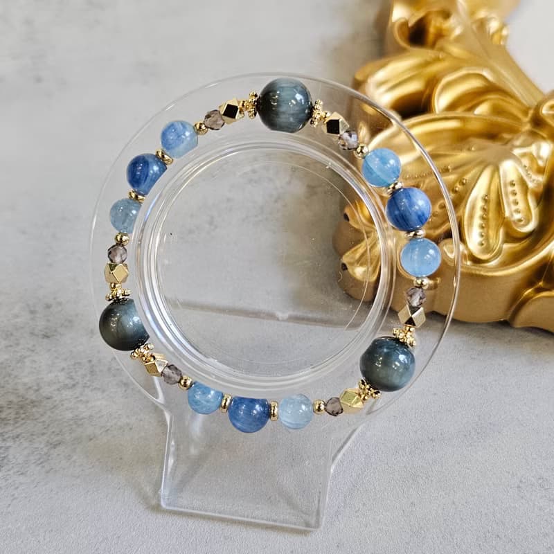 心有山海 靜而不爭 | 鷹眼石 藍晶石 茶晶 沈穩寧靜 心靈智慧成長