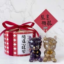 五行水晶龍 | 天然石 手作擺飾 | 聖誕禮物 交換禮物 新年禮物