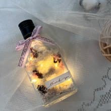 現貨48hr出貨【交換禮物】THANK YOU 酒瓶造型玻璃瓶線燈