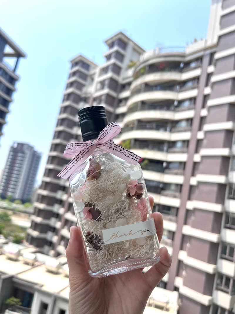 現貨48hr出貨【交換禮物】THANK YOU 酒瓶造型玻璃瓶線燈