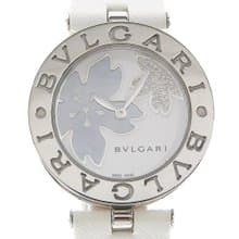 【日本直送】ブルガリ BVLGARI B-zero1 腕時計 ビーゼロワン BZ30FDSL  フラワー クオーツ ホワイトシェル文字盤 レディース【中古】