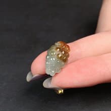 【限時優惠】 飄紅翡翠葡萄項鍊 | 天然緬甸玉A貨翡翠 | 送禮