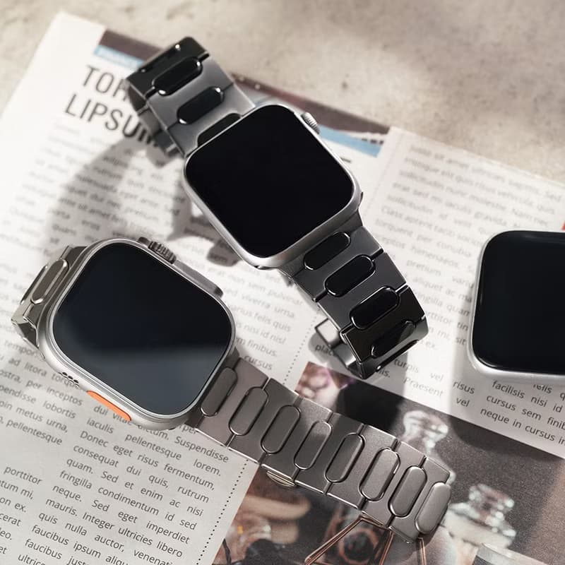 APPLE WATCH - I型拼接鈦金屬 apple watch 錶帶