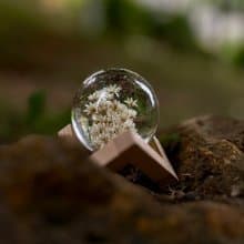 永生花樹脂水晶球系列 配支架