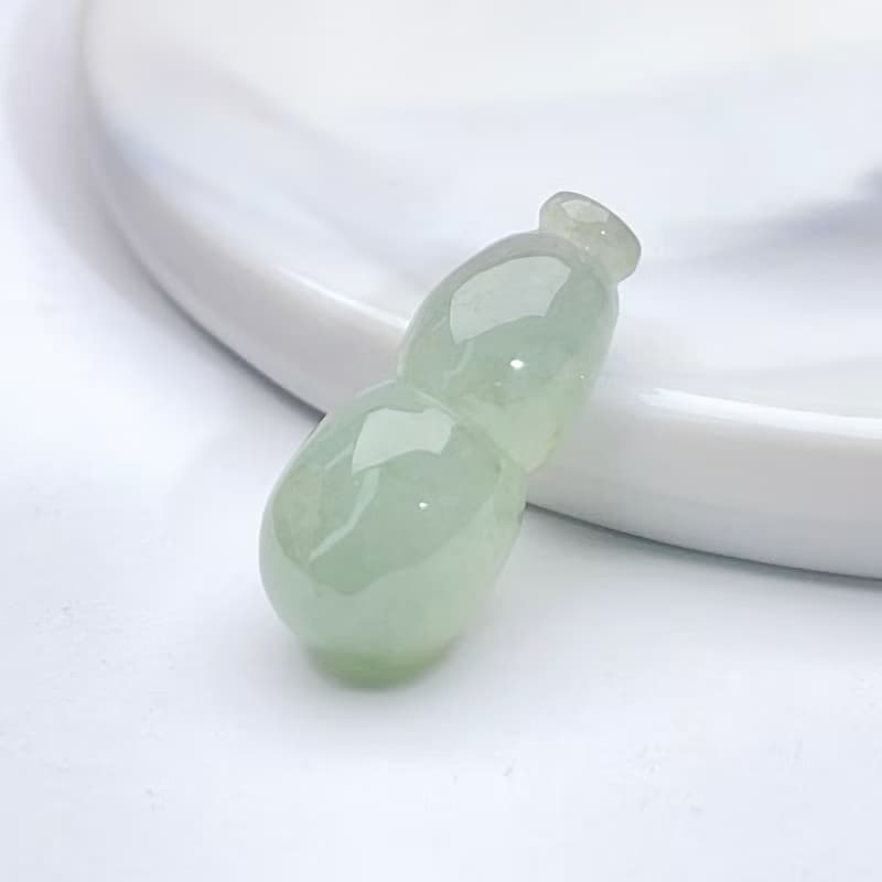 【福祿】冰綠翡翠葫蘆 | 天然緬甸玉翡翠A貨  | 送禮