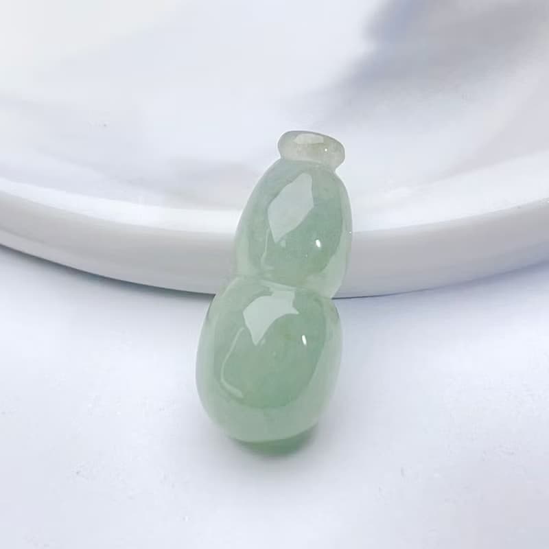 【福祿】冰綠翡翠葫蘆 | 天然緬甸玉翡翠A貨  | 送禮
