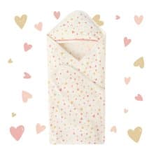 【SISSO有機棉】愛心朵朵天絲棉多用途包巾