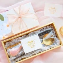 禮盒 高質感304不鏽鋼餐具-葡萄牙筷子湯匙筷架組(2色可挑)附提袋