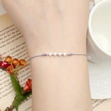 純銀 單鑽 連鑽 連賺 紅線手鍊 鋯石 婚禮 閨蜜 桃花 月老 發財