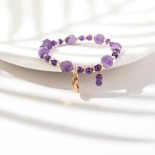 水晶手鍊【稜角-朝顏】紫水晶手鍊