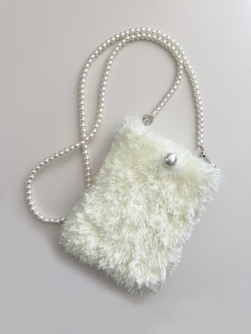 鈎織毛毛電話袋