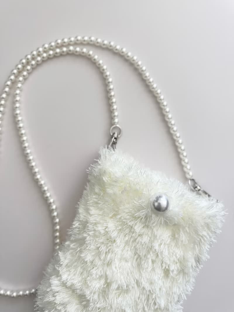 鈎織毛毛電話袋