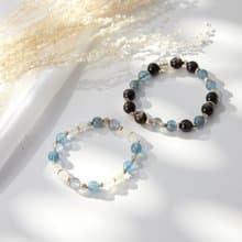 l First Love 初戀 l  月光石 拉長石 黑曜石 海藍寶