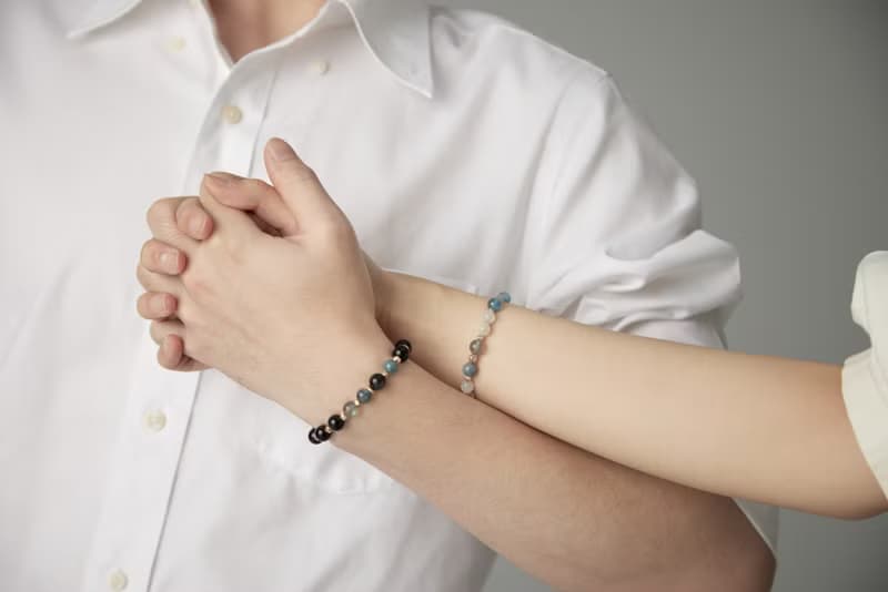 l First Love 初戀 l  月光石 拉長石 黑曜石 海藍寶