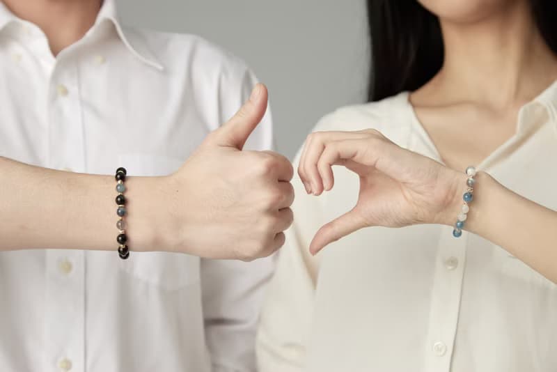 l First Love 初戀 l  月光石 拉長石 黑曜石 海藍寶