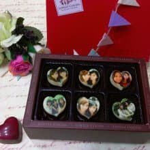 照片巧克力禮盒-6入