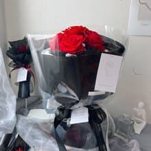 【情人節花束】flower-of-life 俄式紅玫瑰花束 日本永生玫瑰