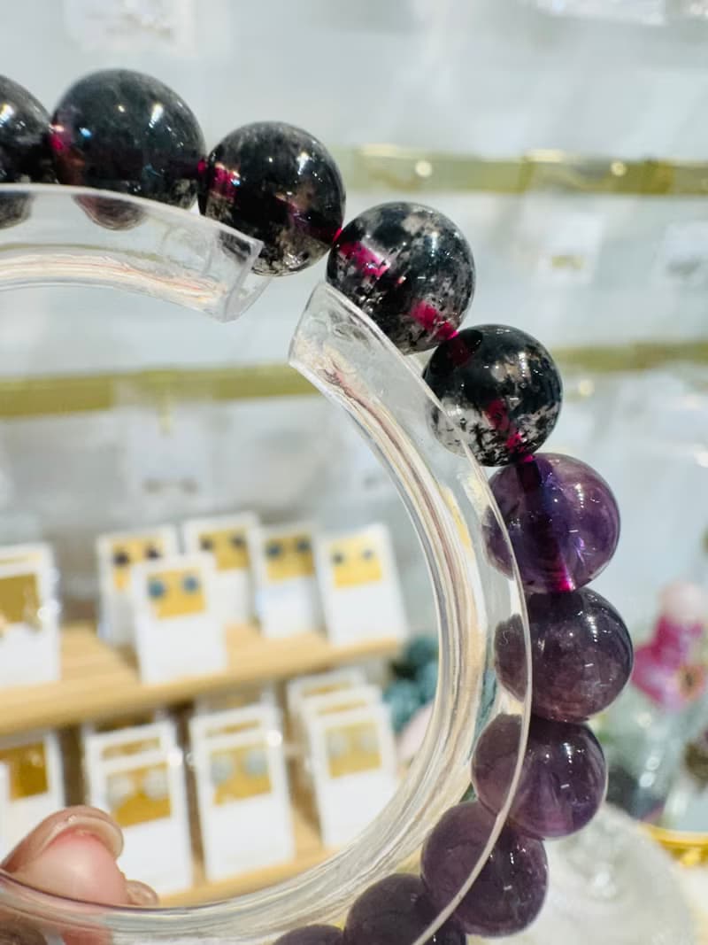 天然極光老礦濃色8mm18g手珠可通人體七輪提高靈性發揮潛能