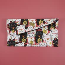 新年 招財喵喵 招財貓 布紅包袋 存摺袋 龍年紅包春聯