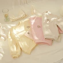 3color bunny point cotton man to man