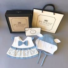 PUREST 兔子愛麗絲牛仔小公主 新生兒送禮 寶寶彌月禮盒