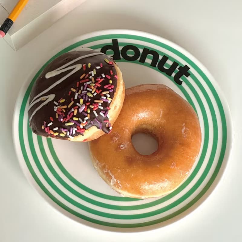 Dessert Time Plate Donut