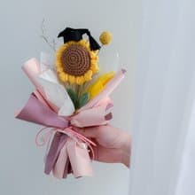 好時光 x 鉤針向日葵花束