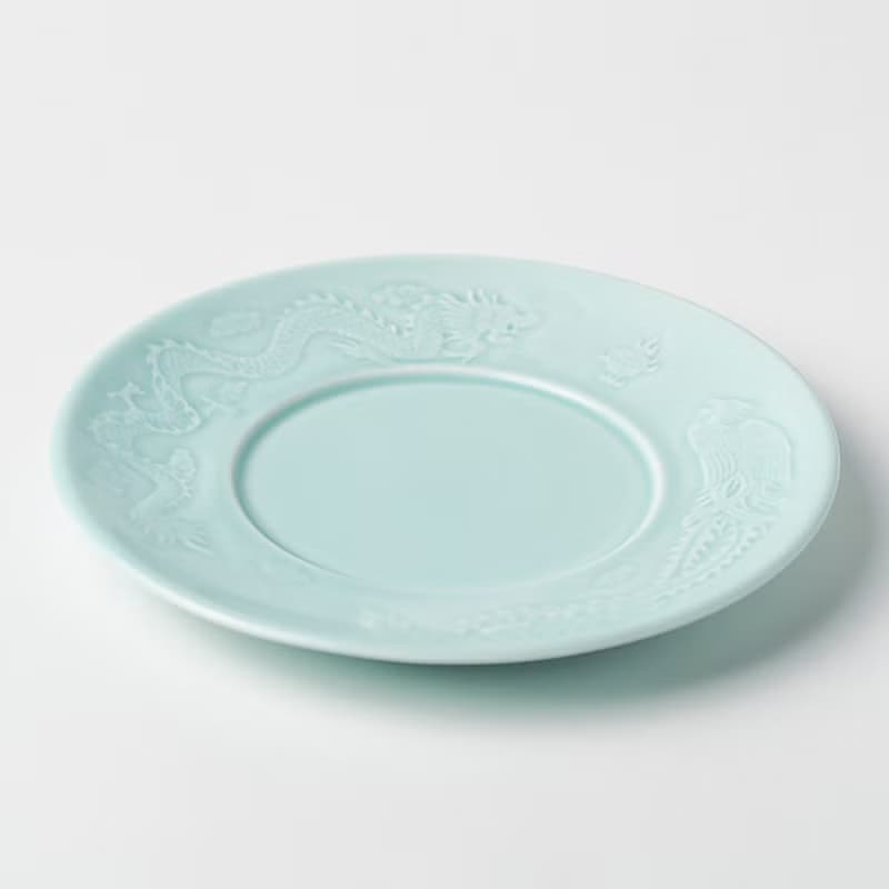 青瓷 - 免丟陶瓷收藏版 - 龍鳳盤