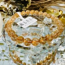 玻璃輕透料金閃閃銅髮6.3-6.8mm11.81g辟邪擋煞逢凶化吉化解濁氣