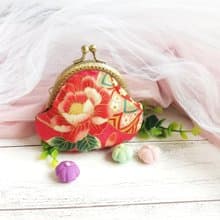 日本和風口金包 零錢包 小收納包  kimono fabric (JS-75)