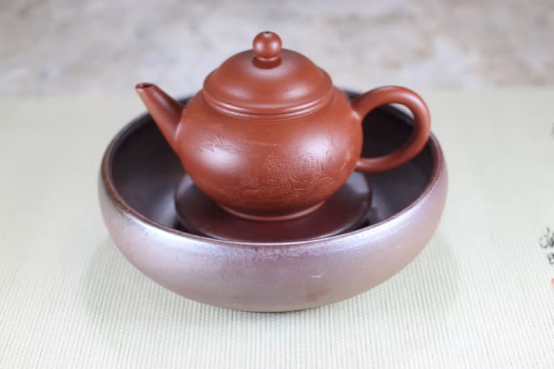 【送禮好物】柴燒落灰 乾泡台 壺承 名家葉敏祥手工作品