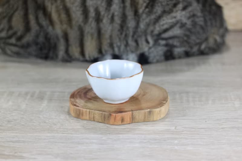 【送禮好物】45ml 月白 官窯 幸運茶杯 鶯歌陶藝名家葉敏祥作