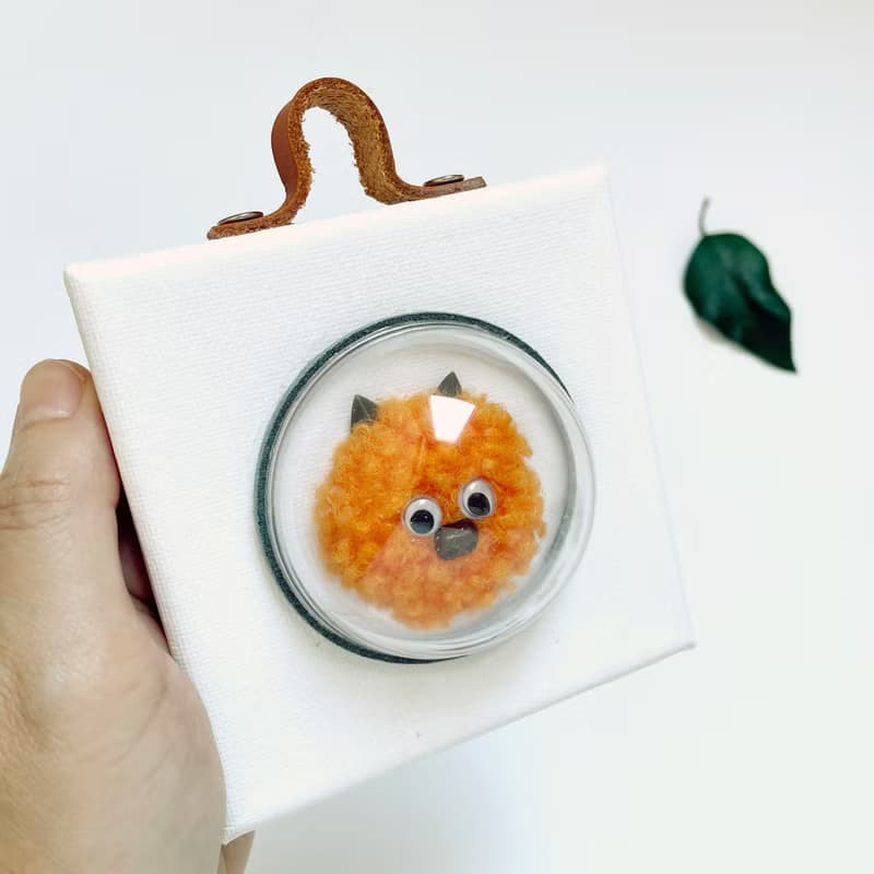 寂寞歪星人/迷你立體掛飾畫