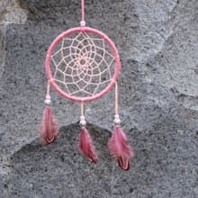 海洋傳說丨手工編織 禮物 捕夢網 Dreamcatcher-寶石粉