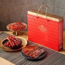 【饗宴禮盒A 】招牌豬肉乾+特厚黃金肉條+厚切黑胡椒豬肉乾