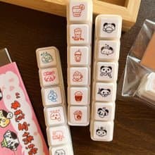 【六連印章】日常手帳打卡素材 迷你光敏印章