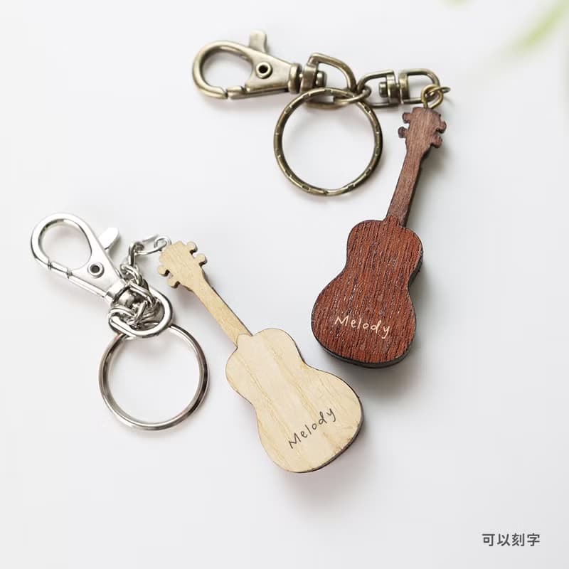 仿真烏克麗麗吊飾 鑰匙圈 音樂小禮物