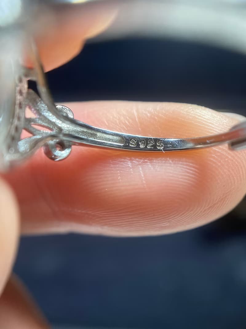 巴西黃水晶蝴蝶款925銀戒指