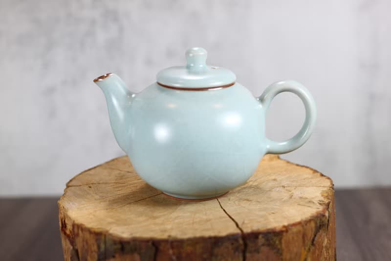 【母親節禮物】天青 汝窯 圓滿茶壺 陶藝名家葉敏祥作品