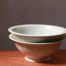 青藍渲綠碗
